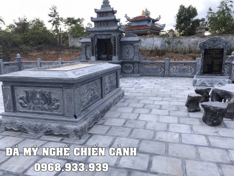 Khu Lăng mộ đá an táng 1 lần có vị trí và long mạch tốt