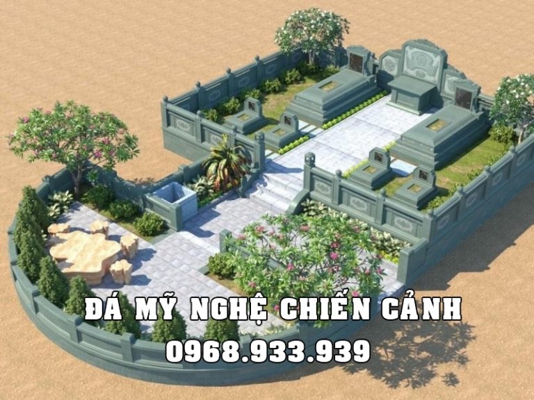 Tư vấn, thiết kế xây dựng lăng mộ đá, mộ đá hợp phong thủy, có vị trí long mạch tốt