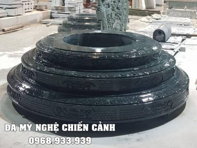 Mo da tron da xanh reu Granite cao cap Chien Canh Ninh Binh