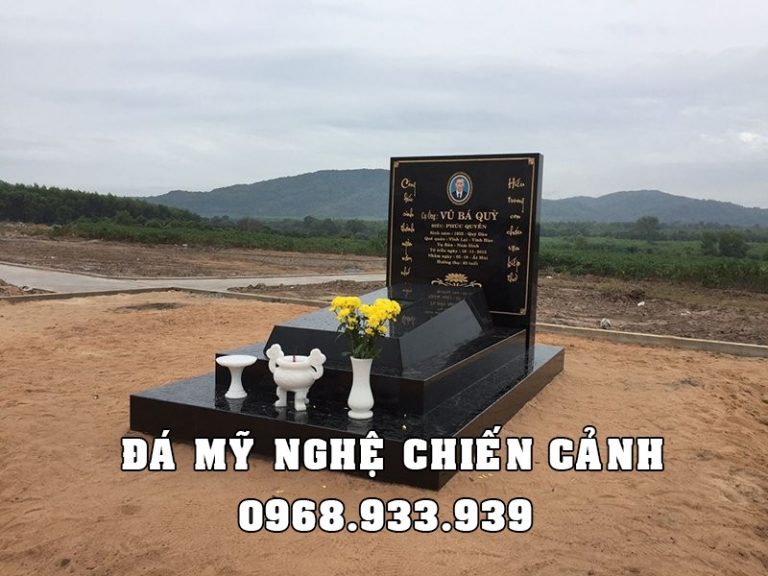 Mẫu Mộ đẹp, Mộ đá hoa cương đẹp Chiến Cảnh