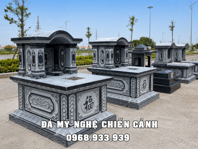 Mẫu Mộ Đá 1 Mái Rộng 81cm x Dài 127cm Được Lựa Chọn Nhiều