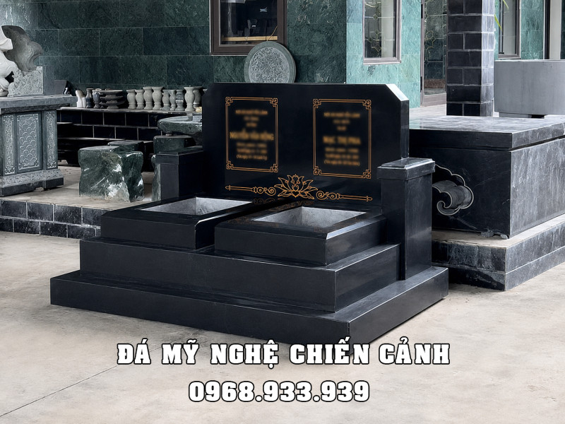 Mộ đá granite đôi đẹp cho Bố Mẹ năm 2026
