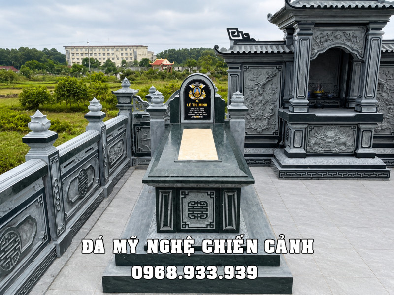 Mộ đá xanh rêu đẹp, chất lượng 2026 tại Ninh Bình
